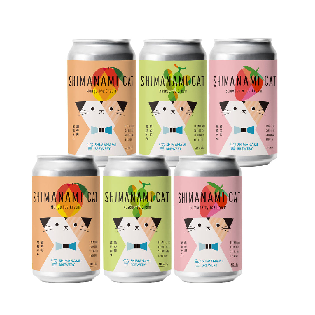 季節のネコ3種6本 マンゴー&ストロベリー& マスカット – しまなみ